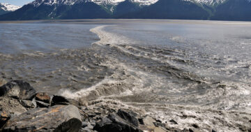 Turnagain Arm, เซิร์ฟ, เวฟ, Alaska, tidal bore