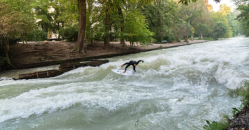 มิวนิค ยกเลิก แผน ฟื้นฟู คลื่น แม่น้ำ ไอซ์บัค